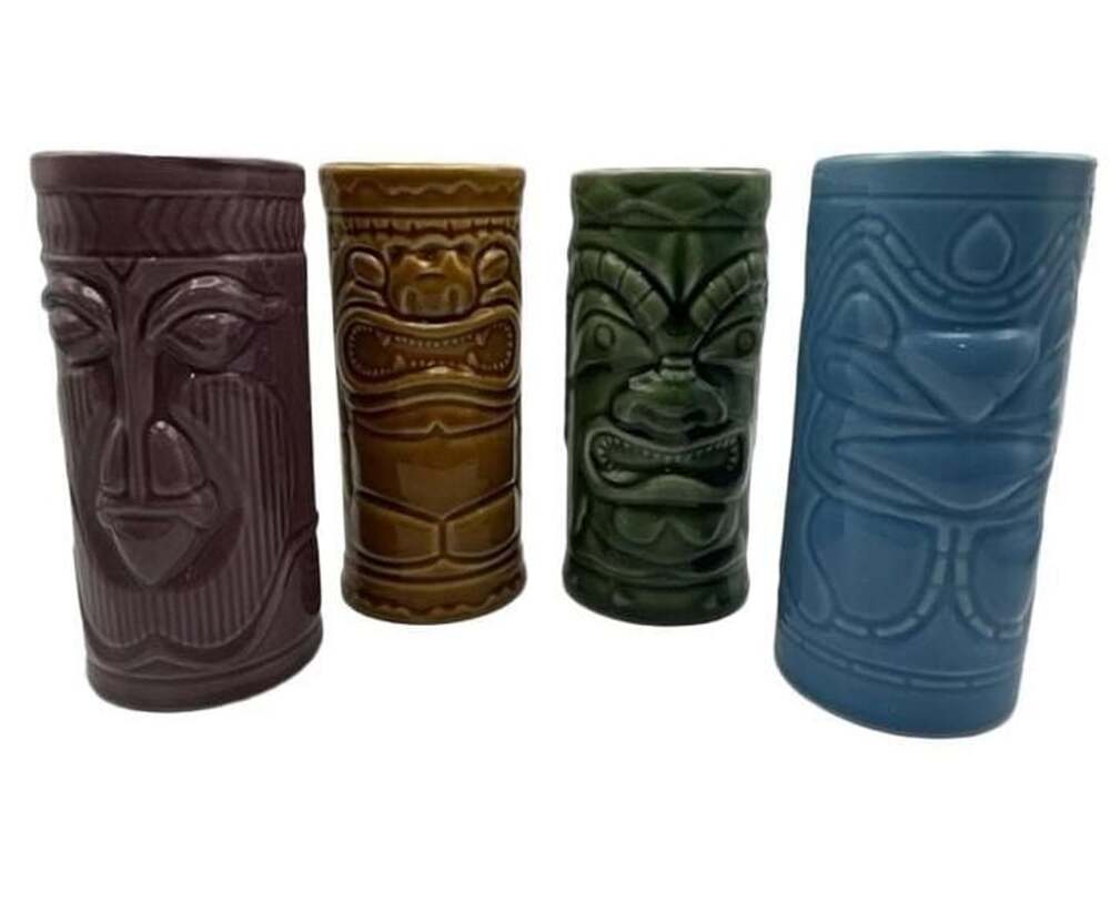Accoutrements 2001 Tiki Mug Party Pack 4-Piece Set